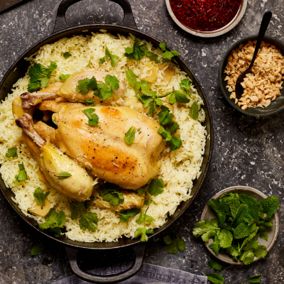 fragrant-chicken-and-rice-with-soy-and-chilli-dressing